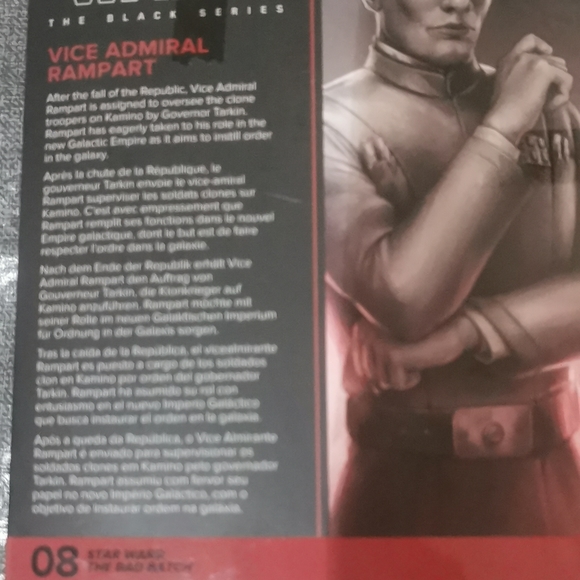 Star Wars The Black Series The Bad Batch Vice Admiral Rampart NEW NWT - Picture 13 of 15